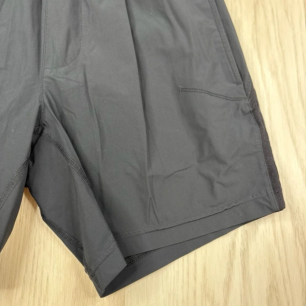 Rhone Mens Versatility Training Short Lined Size S Small Black Gym Workout